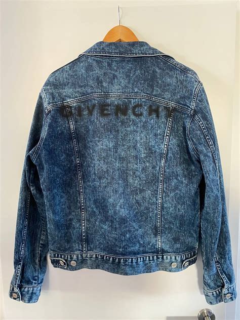 jeansjacke givenchy|Givenchy jean jacket.